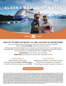 Alaska Cruise & Cruisetour Trade Flyer
